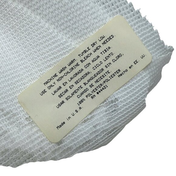 Holiday Quaker Lace Round Tablecloth 70" Round White Snowmen New Vintage - Picture 7 of 11